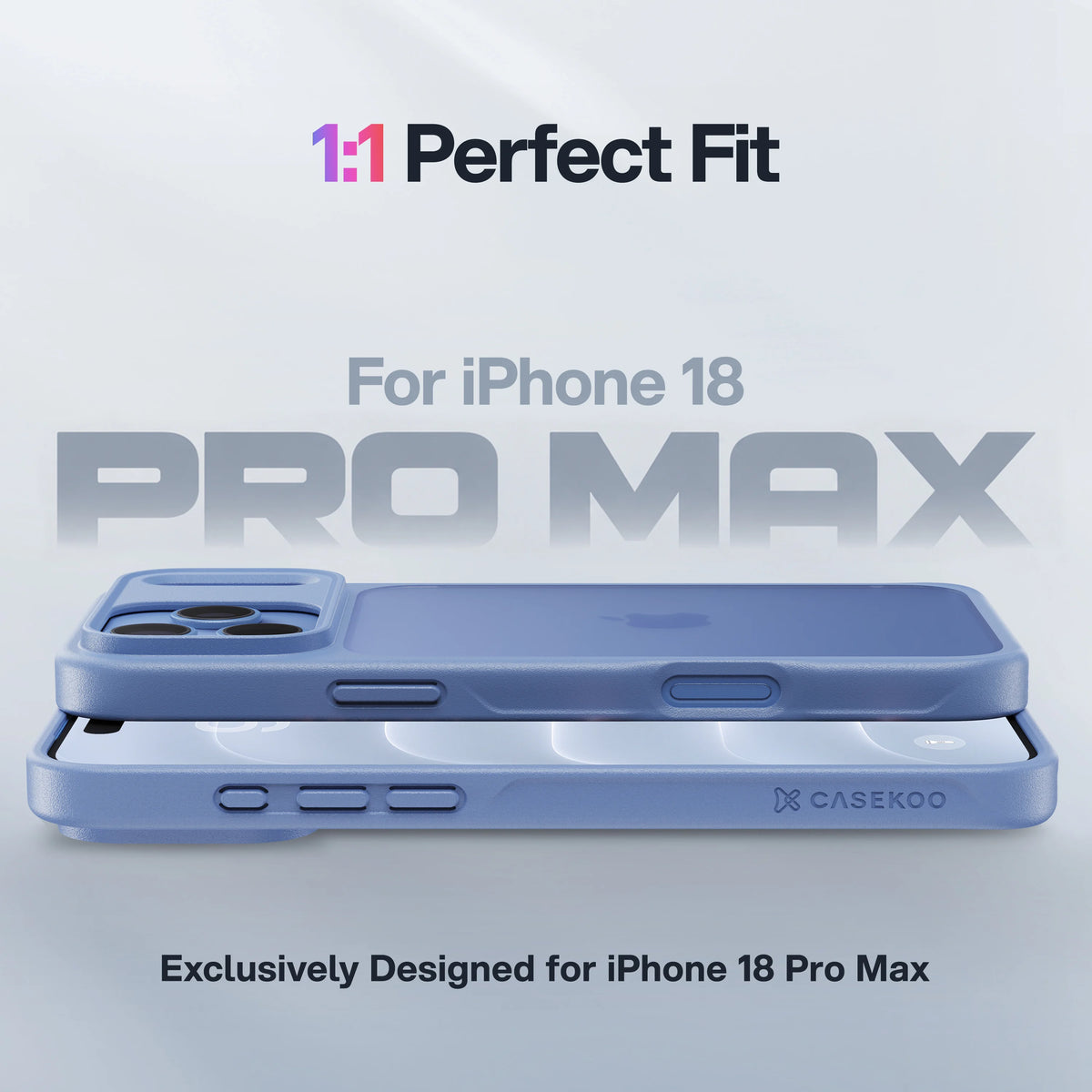 iPhone用マットベーシックスマホケース - シンプルで毎日使える保護力 - CASEKOO