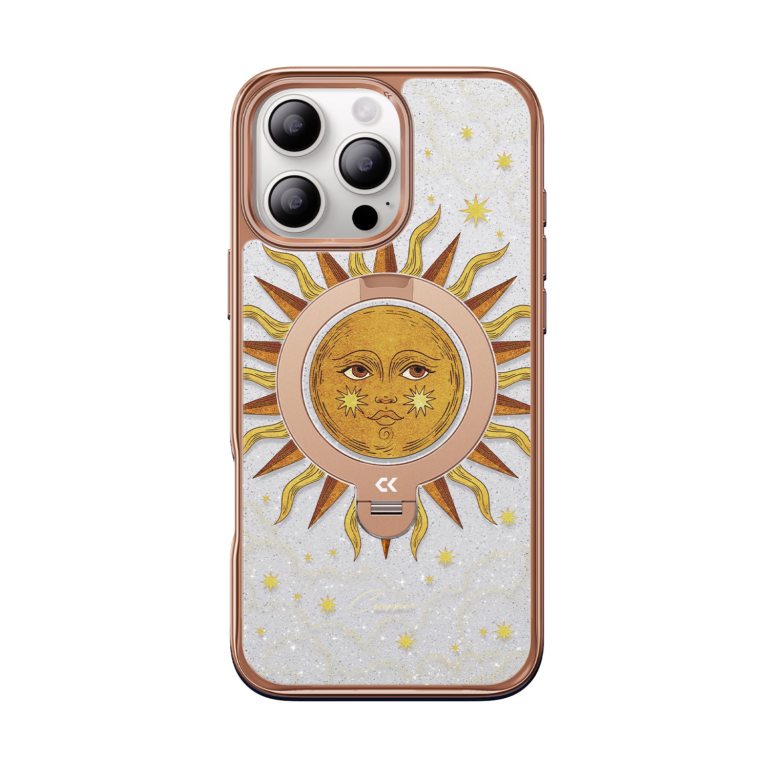 ArtCollab x COCORRINA Celene Titanium Magic Stand Pro Case for iPhone