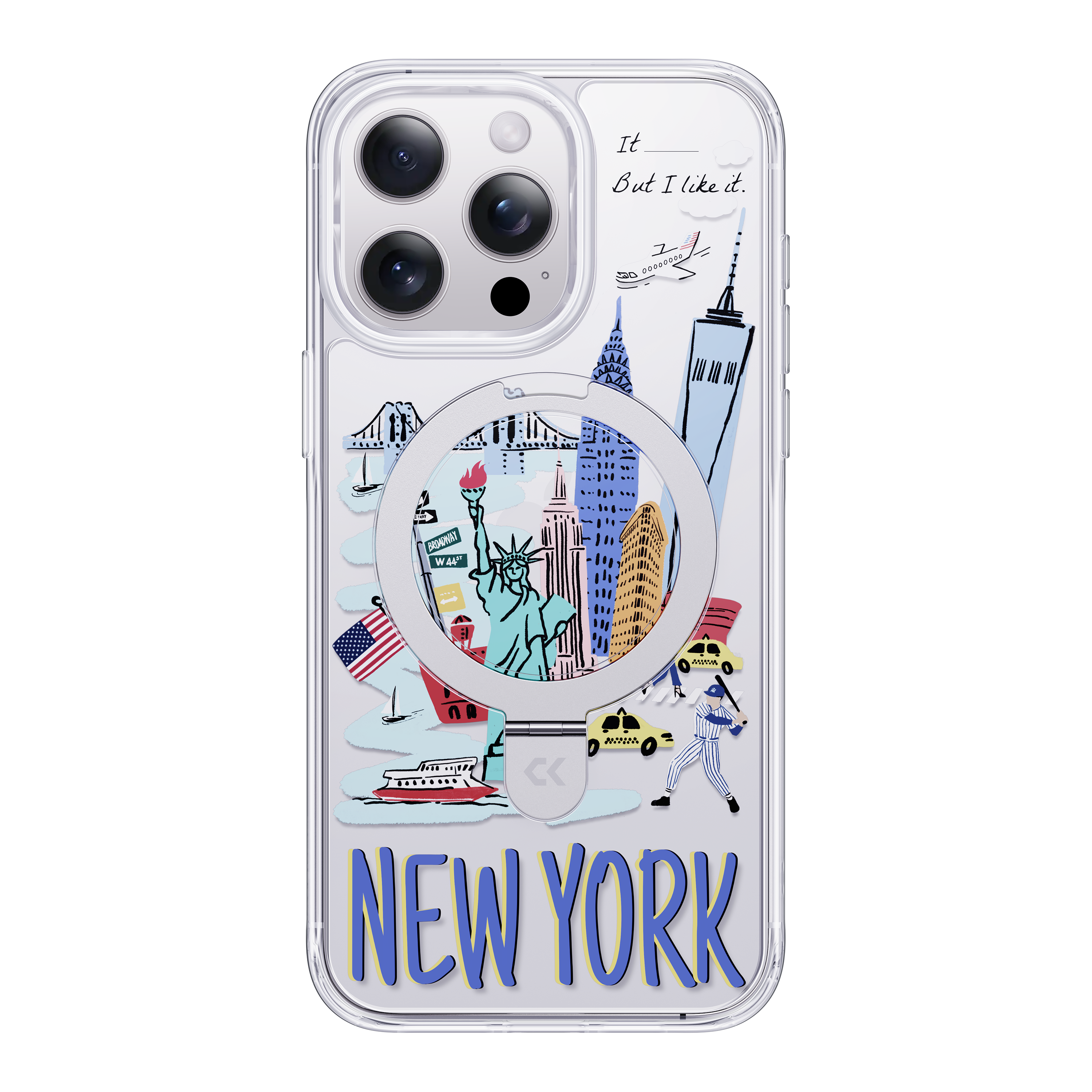 new york city iphone case showing the design