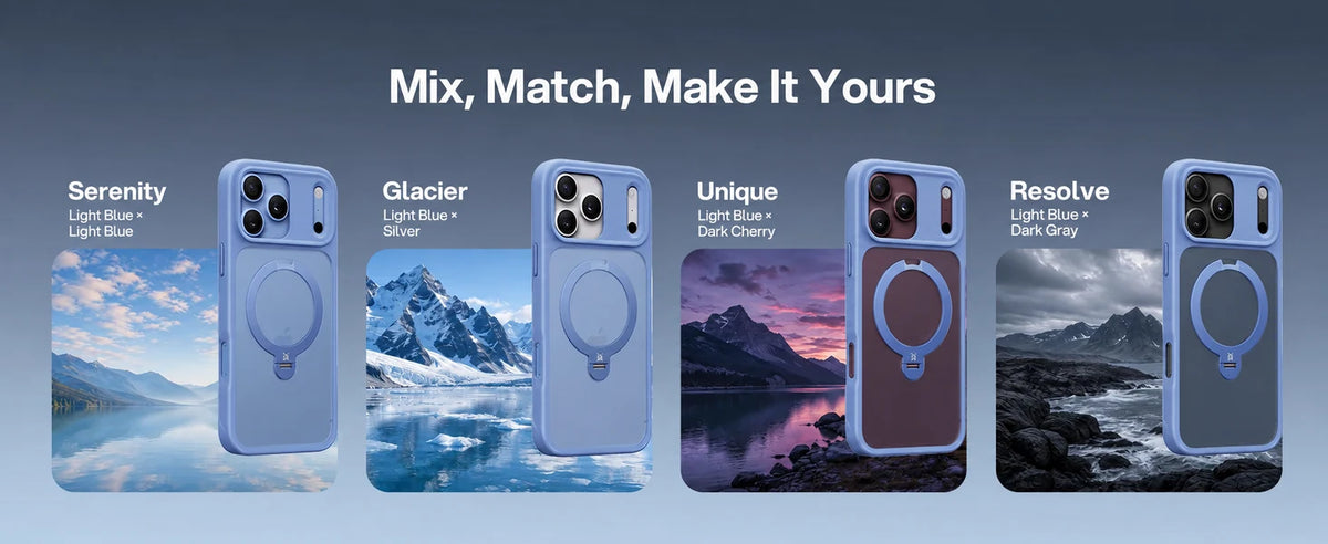 Blue StandKOO Frost color combinations