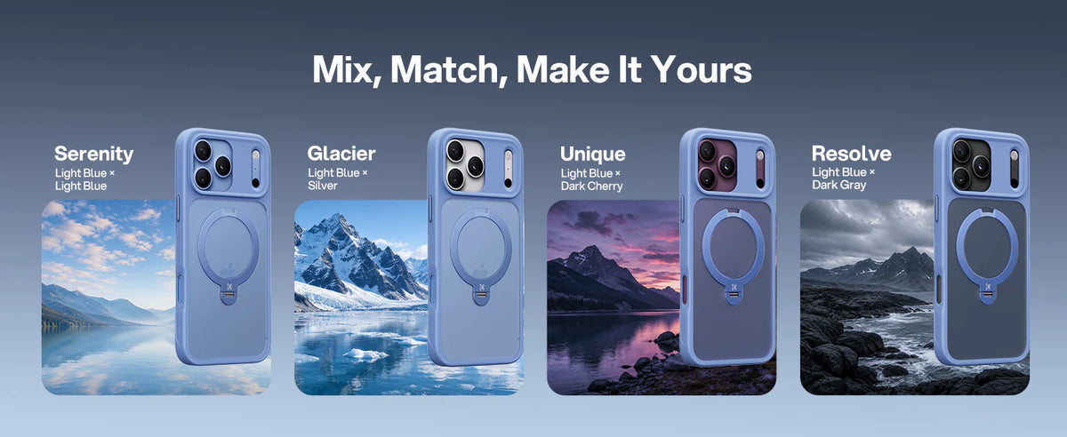 Blue StandKOO Frost color combinations