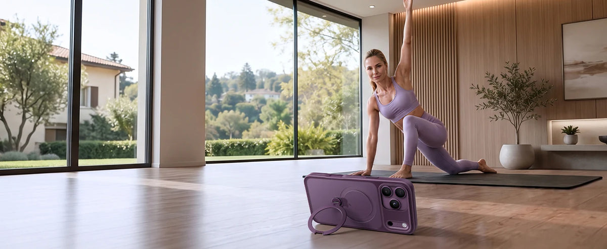 StandKOO Frost used during a yoga session