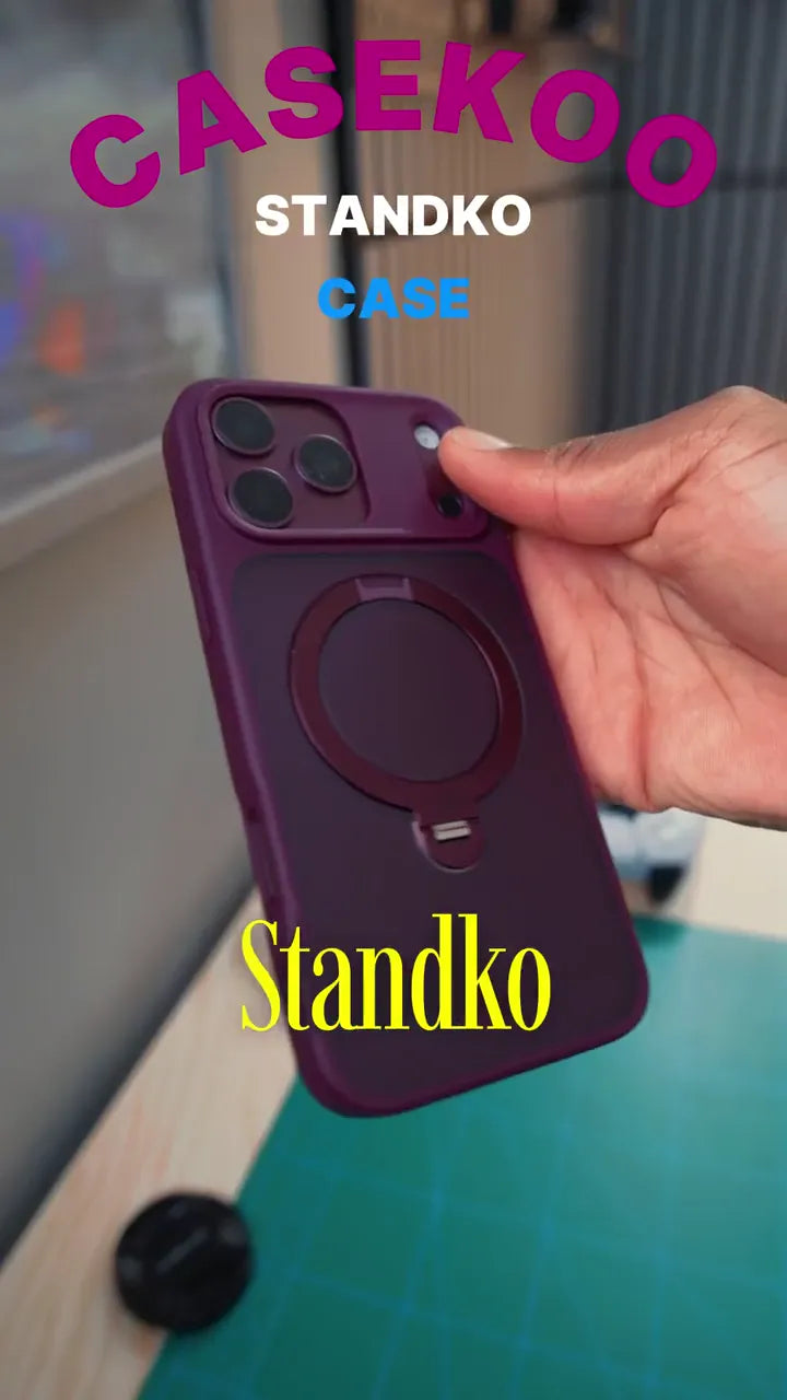 Joseph K Morris reviewing Glacier CASEKOO StandKOO Halo