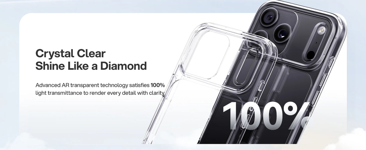 CASEKOO PureKOO Crystal Clear case: Clear case. Original iPhone color.