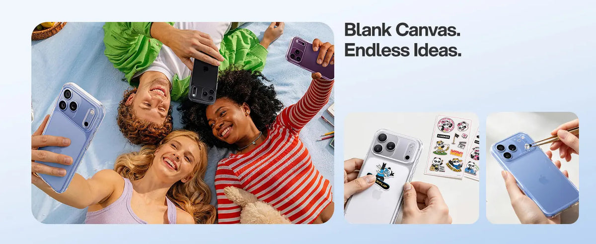 CASEKOO PureKOO Crystal Clear case: Make the clear back your own