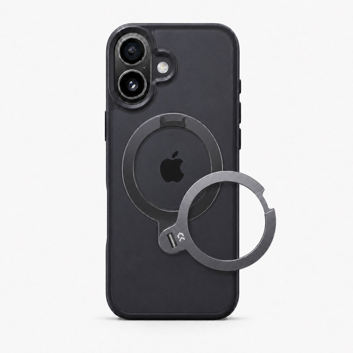 StandKOO Frost Serene Black case for iPhone 17