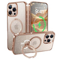 Titanium Glitter StandKOO Halo Shiny Case for iPhone