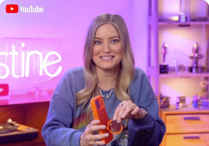 iJustine with CASEKOO phone cases