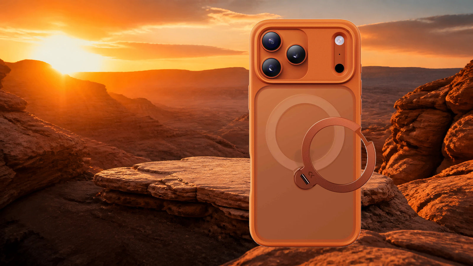 Orange CASEKOO Frost color story