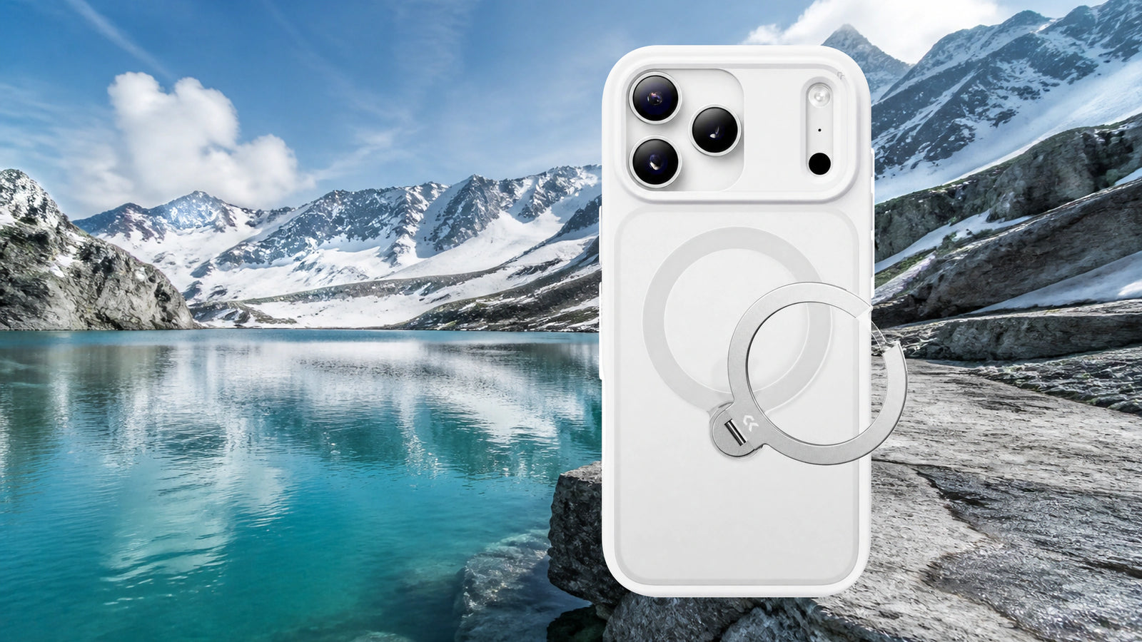 White CASEKOO Frost color story