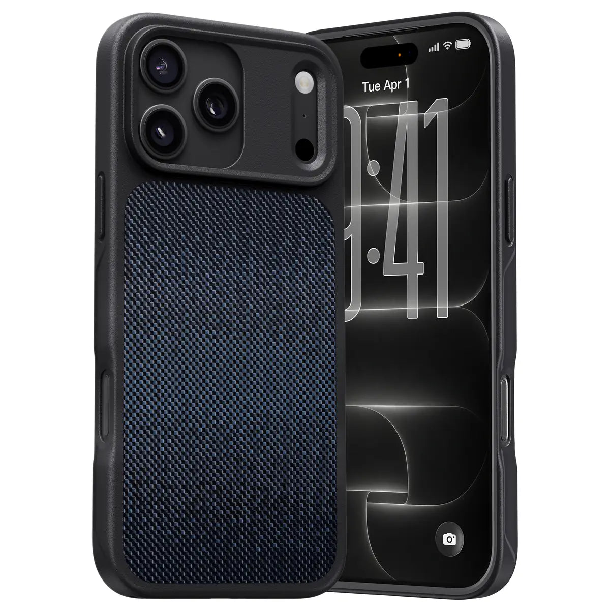 Textured magnetic case - blue-main