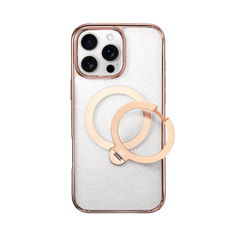 Titanium Glitter Magic StandKOO Halo Pro Case for iPhone