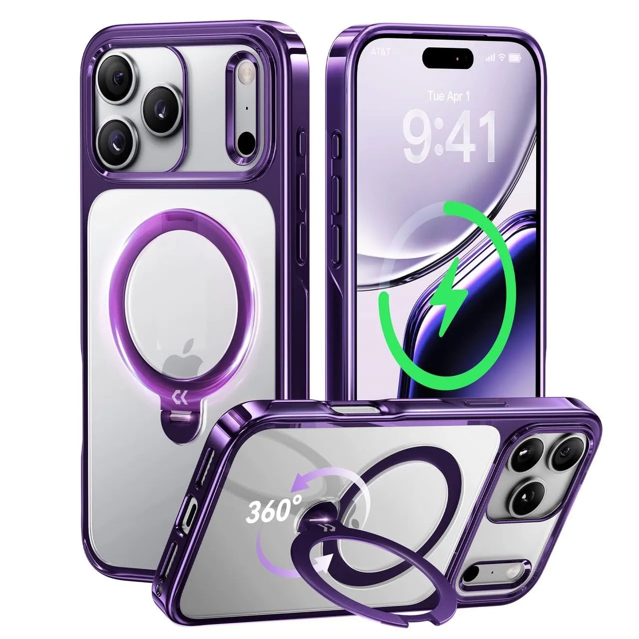 CASEKOO StandKOO Halo Titanium Case
